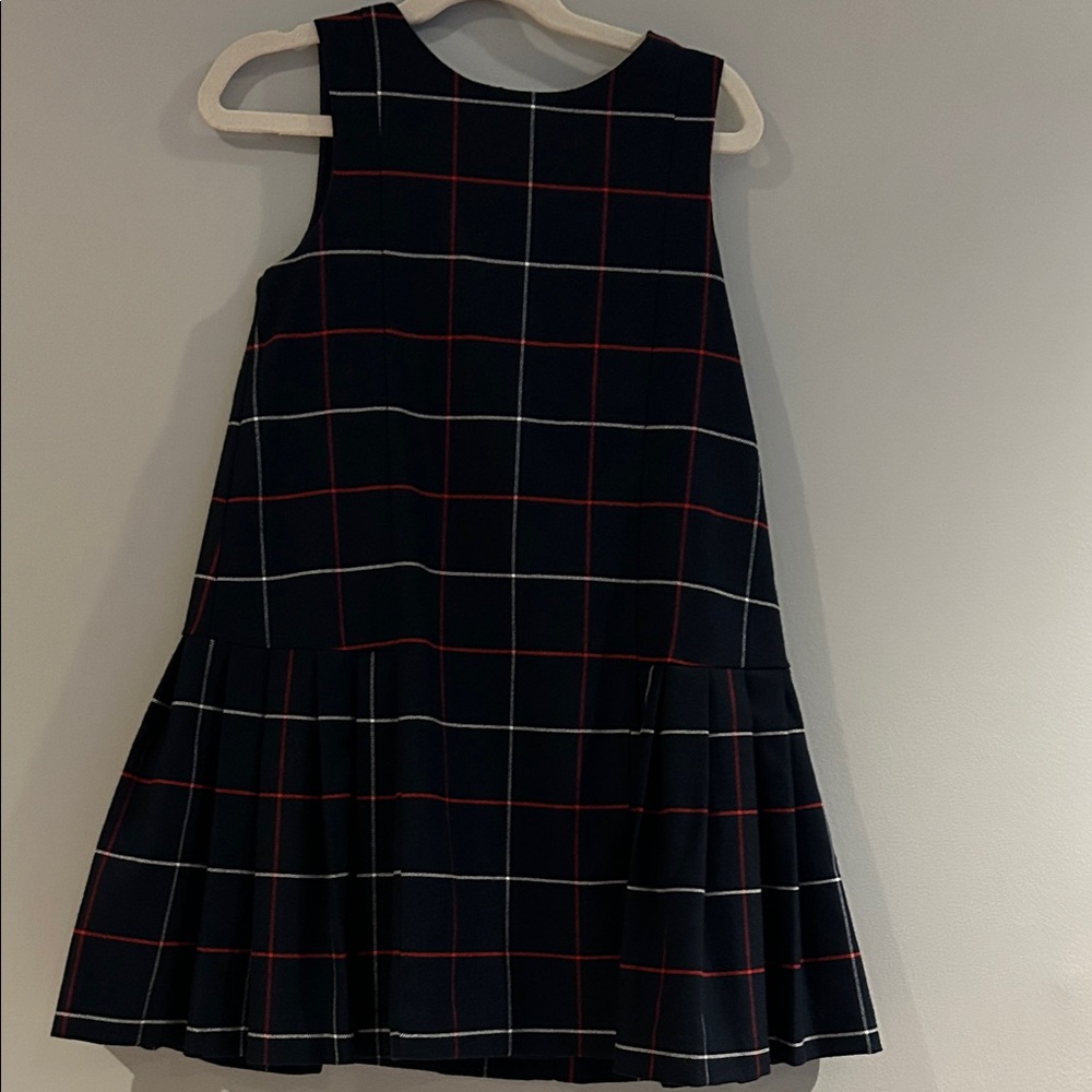 Jacadi Paris Plaid Sleeveless Kids Dress